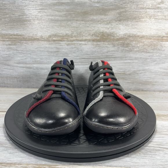 Camper Women's G3d Peu Cam Black Leather Sneakers Size EU 38 US7.5 - Picture 2 of 9